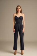 Stripes Bustier Dark Blue