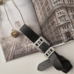 ''Cosmic girl'' leather belt