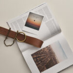 "Back to life" leather belt.