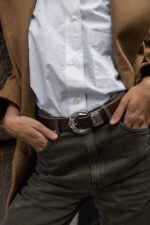 "Little Jeannie" leather belt.