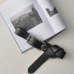 "Ribbon in the Sky" Leather Belt