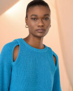 Open reglan round neck sweater - Image 2