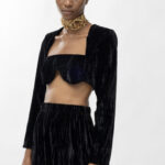 Lovita Black Bustier