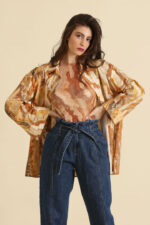 OVERSIZED PRINTED COTTON SHIRT